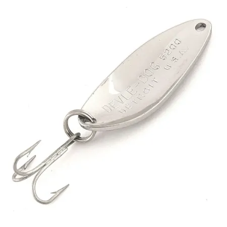 Dardevle Devle Dog 5200 Skeddrag, Nickel, 7g, Vintage, #12822