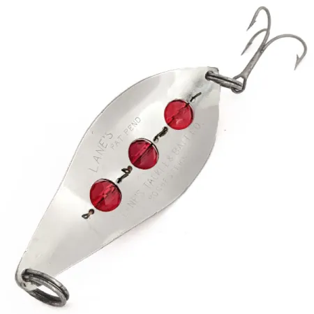 Lane's Sparkl-l Wobbler Skeddrag, Nickel / Red Eyes, 21g, Pärlor, #12838