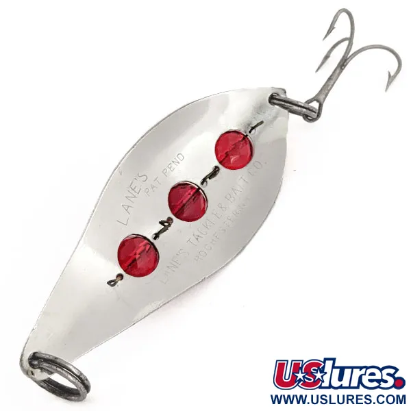Lane's Sparkl-l Wobbler Skeddrag, Nickel / Red Eyes, 21g, Pärlor, #12838