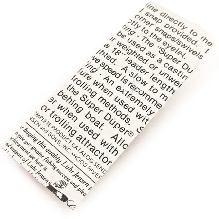 Luhr Jensen Super-Duper 503 Skeddrag, Brun/Röd, 4.3g, #12843