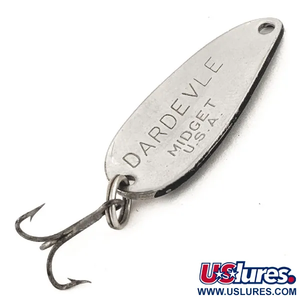 Eppinger Dardevle Midget, 6g Svart/Vit/Nickel, Skeddrag #12850