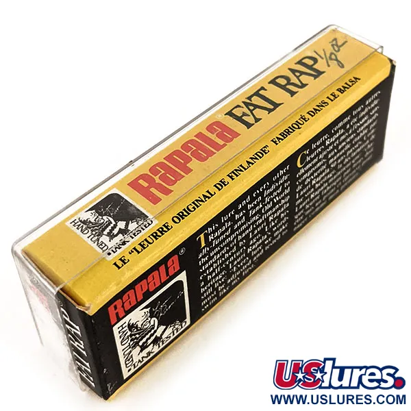 Rapala Fat Rap 30 Wobbler, OG, 4g, Balsa, #12861