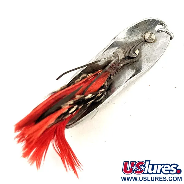 Pflueger Chum Spoon Skeddrag, Nickel, 8g, vasskyddat, #12864