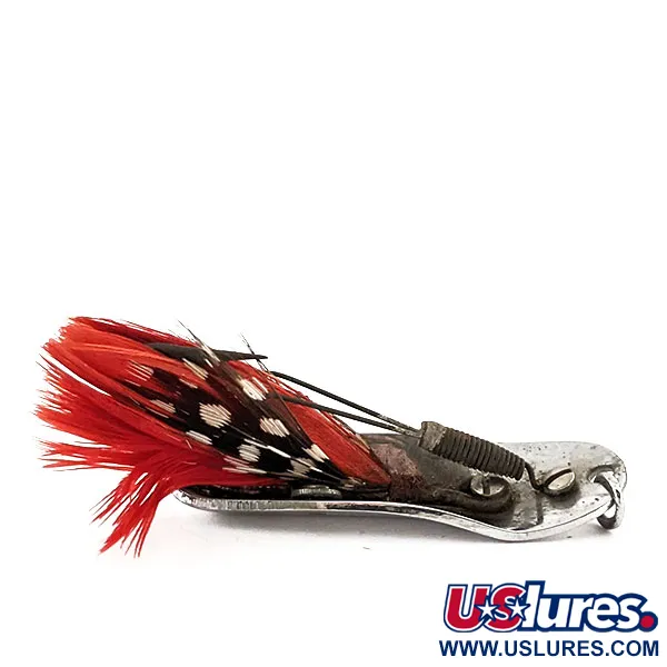 Pflueger Chum Spoon Skeddrag, Nickel, 8g, vasskyddat, #12864