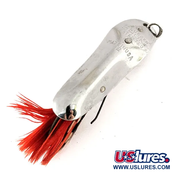 Pflueger Chum Spoon Skeddrag, Nickel, 8g, vasskyddat, #12864