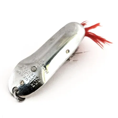 Pflueger Chum Spoon Skeddrag, Nickel, 8g, vasskyddat, #12864