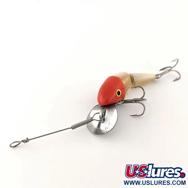 Suick Cisco Kid Jointed Ledat Bete, Vit/Röd/Guld, 5.5g, Metallsked, #12874