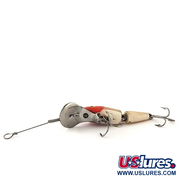 Suick Cisco Kid Jointed Ledat Bete, Vit/Röd/Guld, 5.5g, Metallsked, #12874