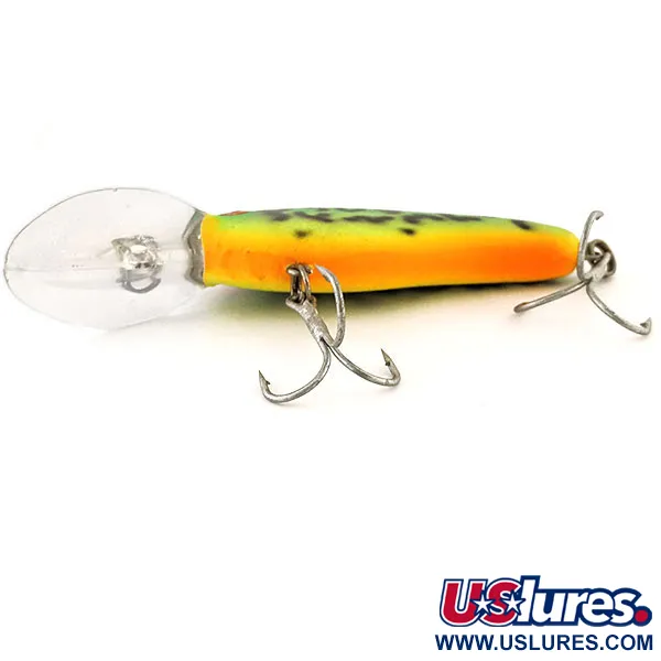 Bomber Fat Free Shad UV Wobbler, Fire Tiger, 10g, UV-finish, #12876
