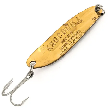 Luhr Jensen Krocodile Die #3 Skeddrag, Gul/Svart/Guld, 10g, #12880