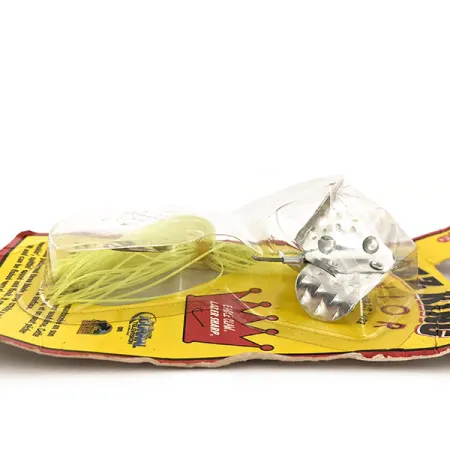 Strike King Buzzbait Buzz King, Nickel/Chartreuse, 5,3g, 3-bladig, #12891