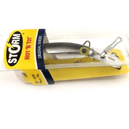 Storm Original Hot'N Tot Wobbler, Svart / Silver, 6,5g, Metallsked, #12897