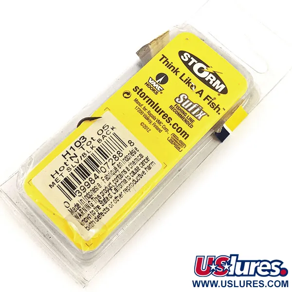 Storm Original Hot'N Tot Wobbler, Svart / Silver, 6,5g, Metallsked, #12897