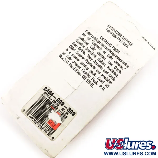 Luhr Jensen Bear valley Dressed Spinnare, Mässing/Silver, 14g, #12904