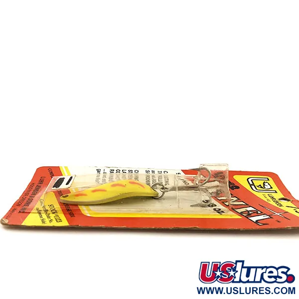 Luhr Jensen Little Jewel Skeddrag, Gul / Röd, 18g, Vintage, #12908