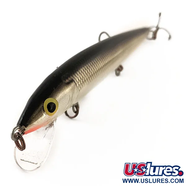 Rapala Husky Jerk 12 Wobbler, Silver/Svart, 13g, Rassel, #12946