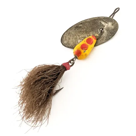 Panther Martin 4 con Mosca Spinnare, Gul/Röd, 4g, Flugkrok, #12959