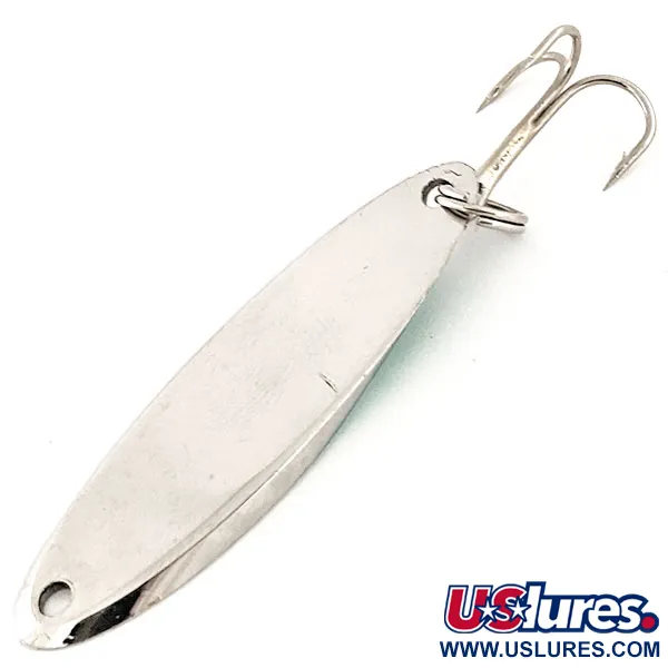 Acme Kastmaster Skeddrag, Nickel / Grön, 10,5g, Tung legering, #12972