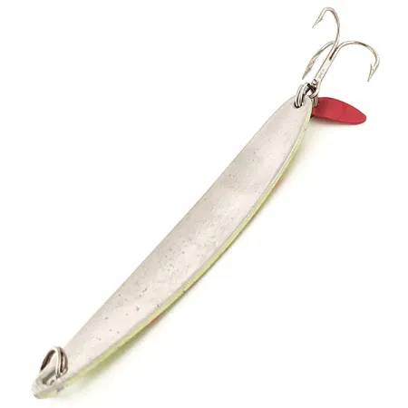 Bay De Noc Laker Taker UV Skeddrag, Nickel/Röd/Gul, 21g, UV, #12973