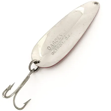 Eppinger Dardevle Skeddrag, Röd / Vit / Nickel, 28g, Vintage, #12981