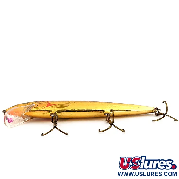 Rapala Husky Floating 13 Wobbler, Guld, 9g, Balsa, #12999