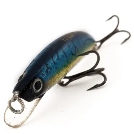Yo-Zuri Emperor Minnow S08 Wobbler, Blå/Silver, 14g, sjunkande, #13003