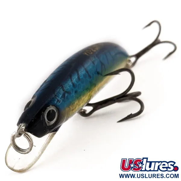 Yo-Zuri Emperor Minnow S08 Wobbler, Blå/Silver, 14g, sjunkande, #13003