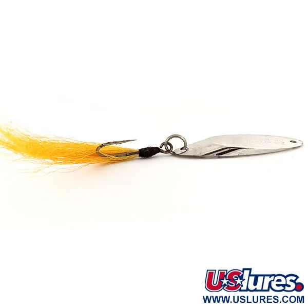 Acme Kastmaster Skeddrag, Nickel, 21g, Gul Bucktail, #13039