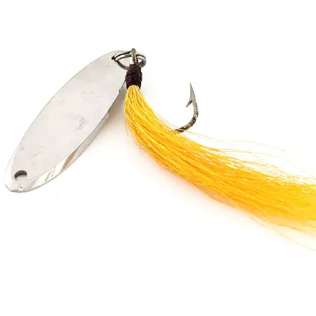 Acme Kastmaster Skeddrag, Nickel, 21g, Gul Bucktail, #13039