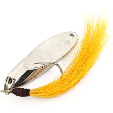 Acme Kastmaster Skeddrag, Nickel, 21g, Gul Bucktail, #13039