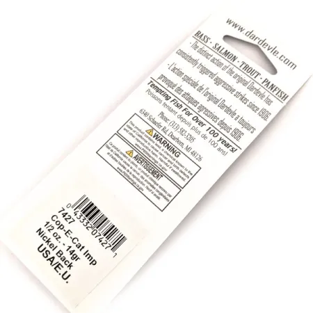 Eppinger Dardevle Cop-E-Cat 7400 Skeddrag, Orange/Röd, 14g, #13056