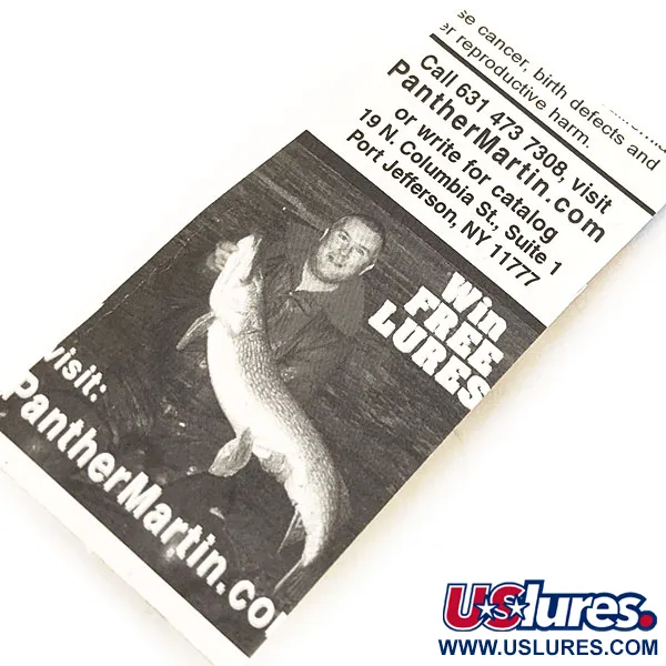 Panther Martin 2 Spinnare, Silver, 2,5g, Gul-Röda Prickar, #13062