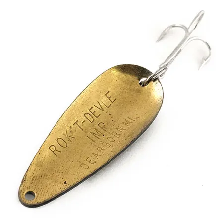 Dardevle Rok't Imp Skeddrag, Svart/Vit/Mässing, 21g, Mässing, #13066