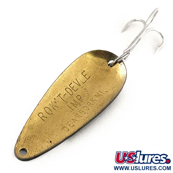 Dardevle Rok't Imp Skeddrag, Svart/Vit/Mässing, 21g, Mässing, #13066