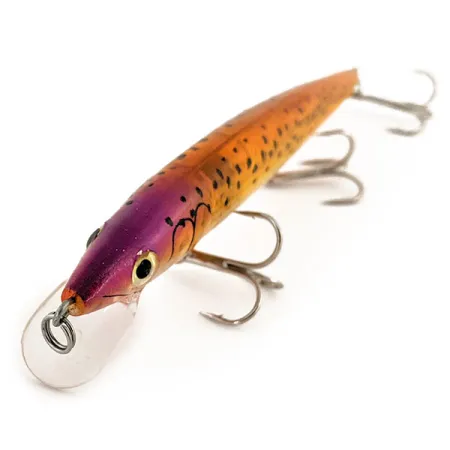Rapala Husky Jerk HJ 14 Wobbler, Orange/Lila, 18g, Svävande, #13074