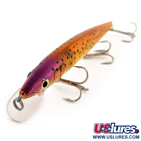 Rapala Husky Jerk HJ 14 Wobbler, Orange/Lila, 18g, Svävande, #13074