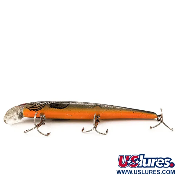 Bomber Long A15A Suspending, Guld, 14g, Rasselkammare, #13075