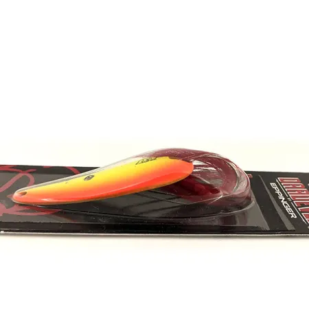 Eppinger Weedless Dardevle Imp UV Skeddrag, Gul/Orange/Nickel, 11g, #13088