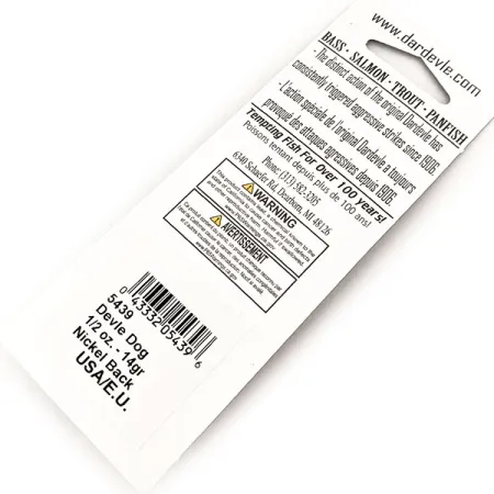 Eppinger Dardevle Devle Dog UV Skeddrag, Makrill, 14g, UV, #13091