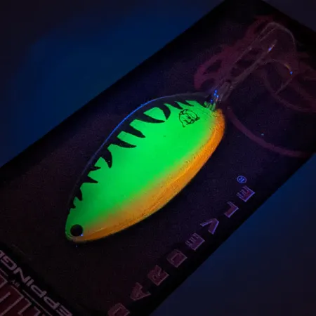 Eppinger Dardevle Devle Dog UV Skeddrag, Fire Tiger, 14g, UV, #13092