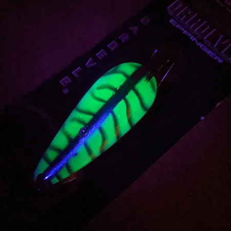 Eppinger Weedless Dardevle Imp UV Skeddrag, 39 Makrill/Nickel, 11g, #13095