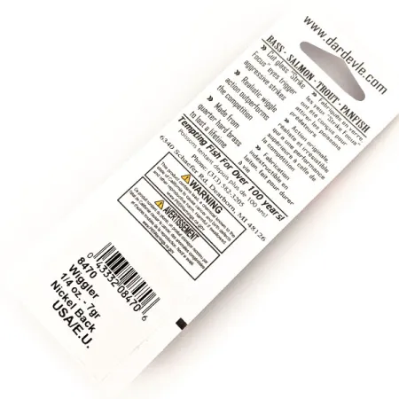 Eppinger Red Eye Wiggler UV Skeddrag, Electric Lime/Nickel, 7g, #13097