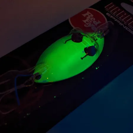 Eppinger Red Eye Wiggler UV Skeddrag, Electric Lime/Nickel, 7g, #13097