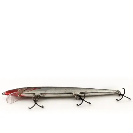 Rapala Husky Floating 13 Wobbler, Chrome Red Head, 9g, Balsa, #13120