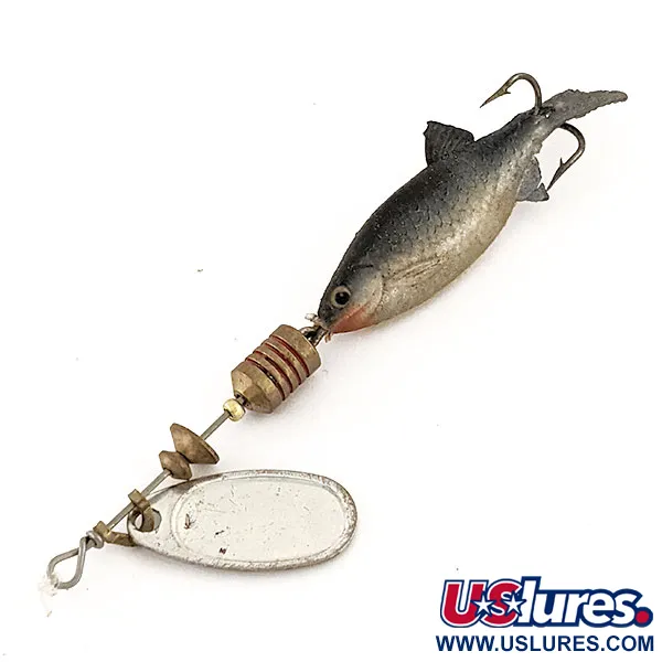 Mepps Comet Mino 1 Spinnare, Silver, 4.6g, Gummifisk, #13127