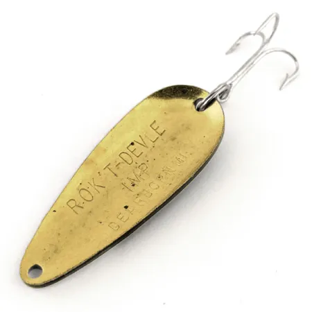 Dardevle Rok't Imp Skeddrag, Svart/Vit/Mässing, 21g, Vintage, #13136