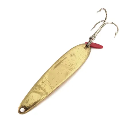 Bay de Noc Swedish Pimple #8 Vertikalpirk, Guld, 28g, Röd Sked, #13139