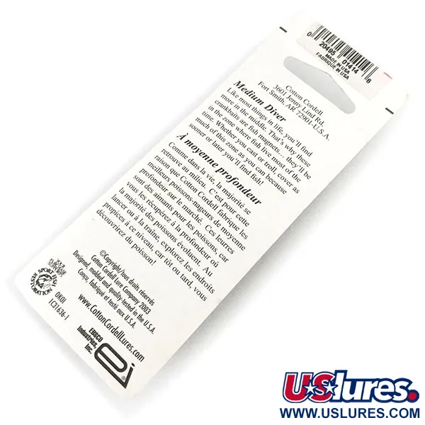 Cotton Cordell Big O UV Wobbler, Fire Tiger, 7g, UV-aktiv, #13189