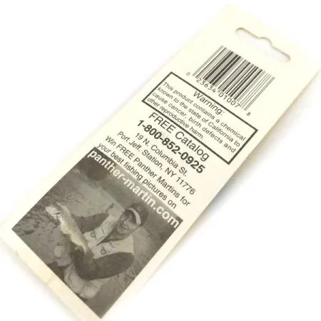 Panther Martin 2a Spinnare, Gul/Röd, 1,77g, Silverblad, #13190