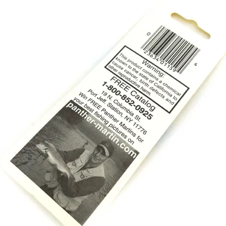 Panther Martin 2 Spinnare, Silver, 2,5g, silverpläterad sked, #13193